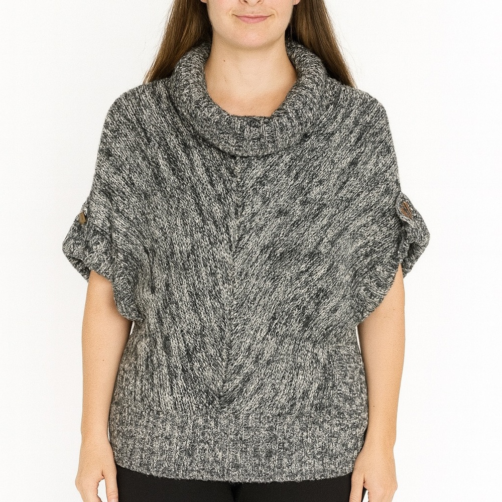 Plant gold Sleeveless Turtleneck Sweater, Size S